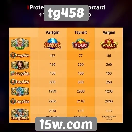 Comparativo entre tg458 e outras plataformas de jogos